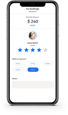 Maid Booking App 3 14Rating 1