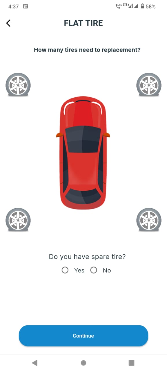 roadside tow truck app